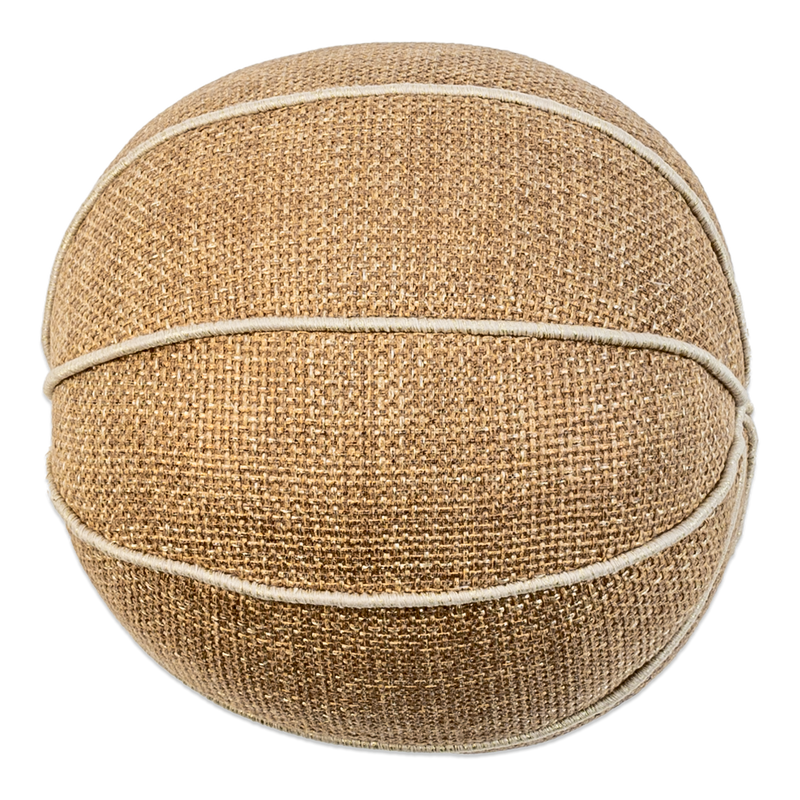 Cojín decorativo de baloncesto dorado