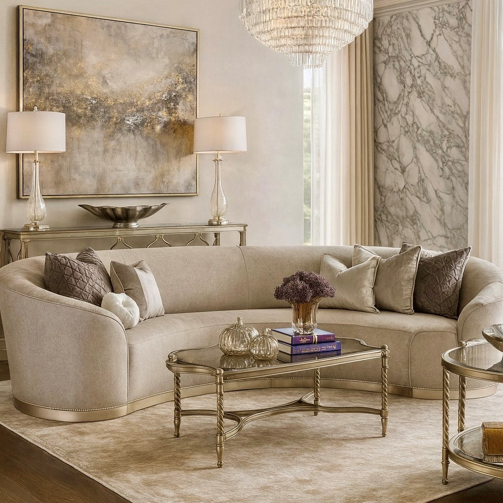 Amalfi Scalloped Cocktail Table