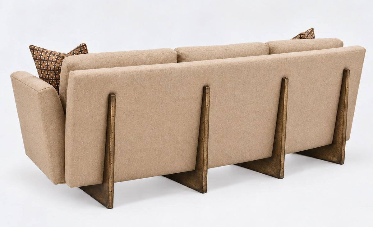 Austin Sofa in 67334 Macadamia Ecru, side view