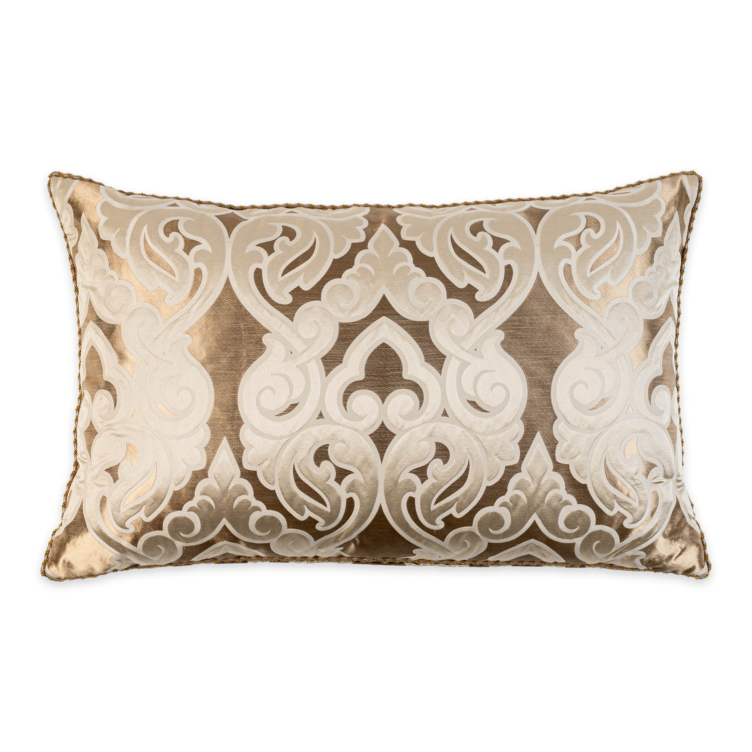 Botticelli Taupe Throw Pillow