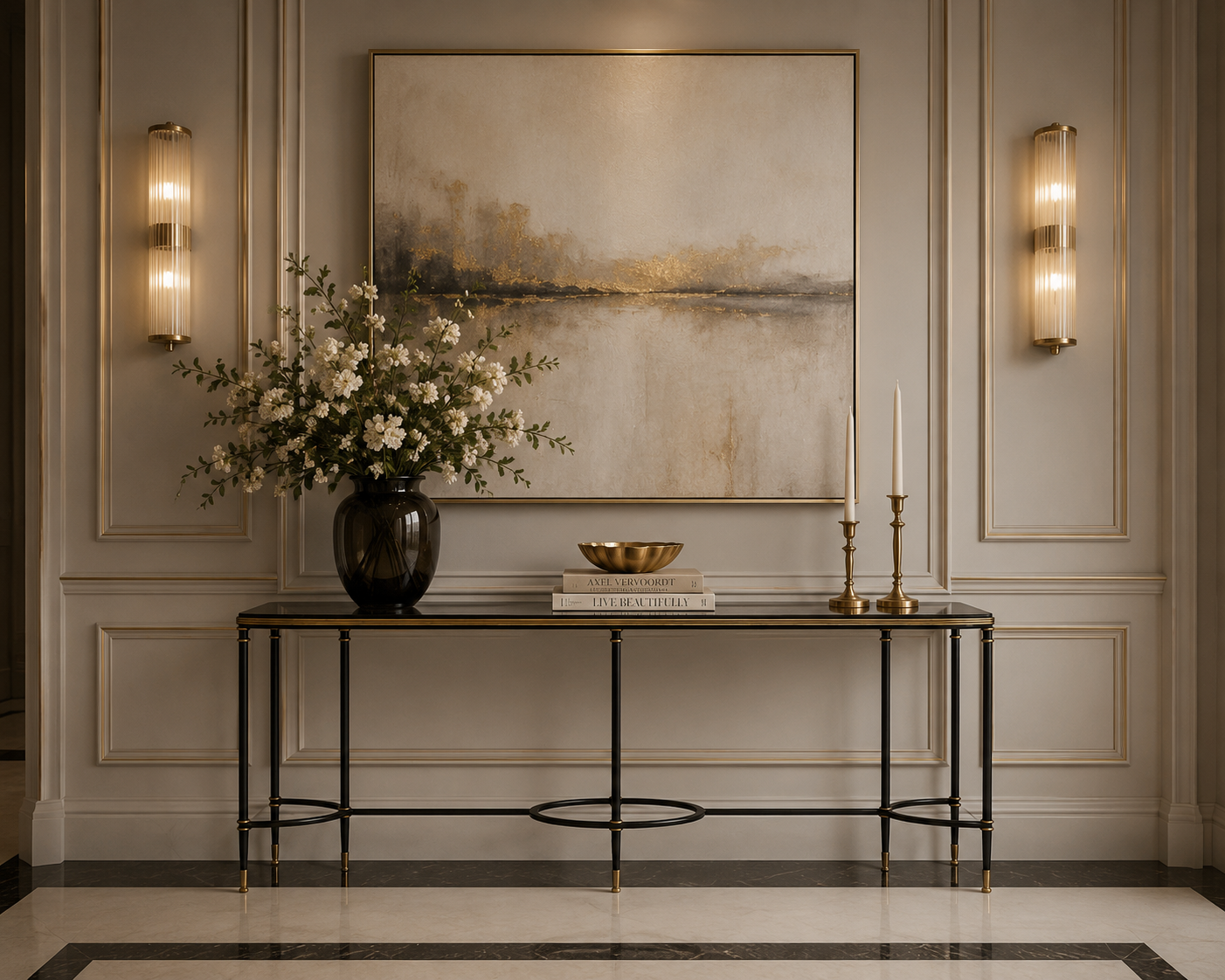 Amalfi Narrow Console Table