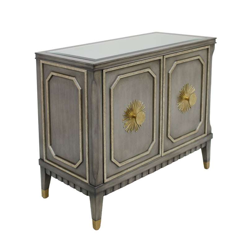 Mesita de noche Loire con puertas