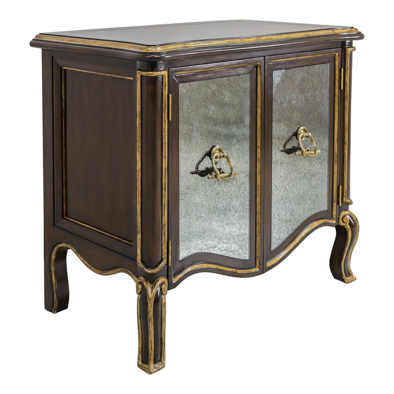Mesita de noche Loire con puertas
