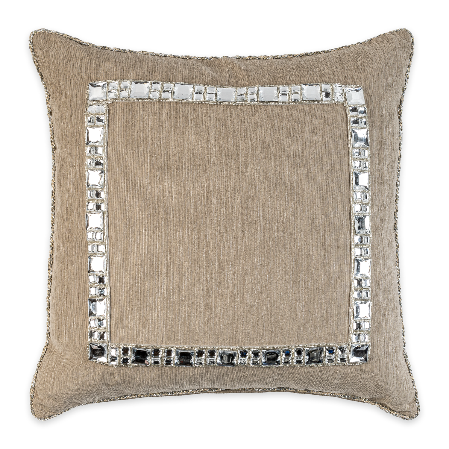 Palladium Stone Throw Pillow