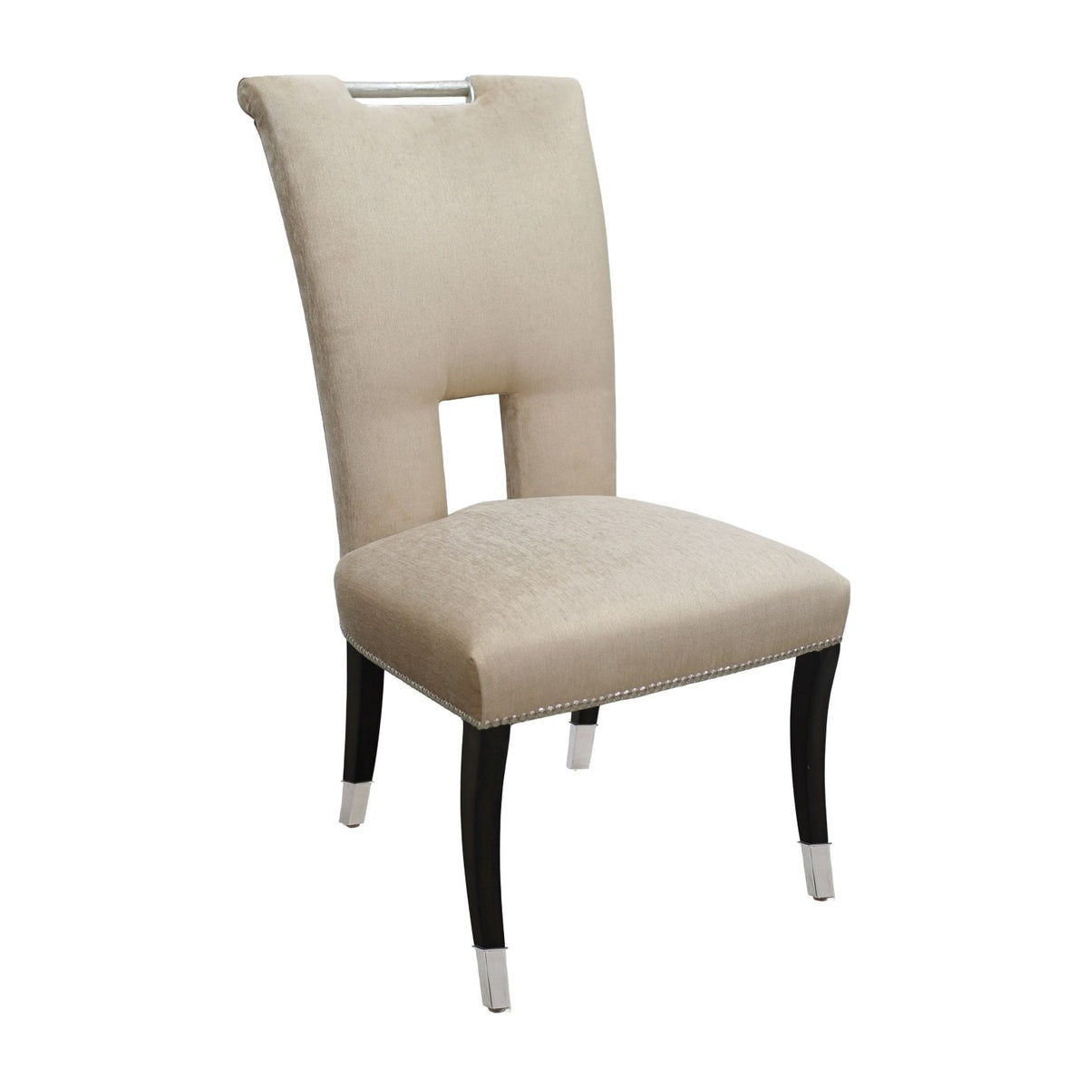 Napoli Side Chair in Dashing Gold Dust by Marge Carson