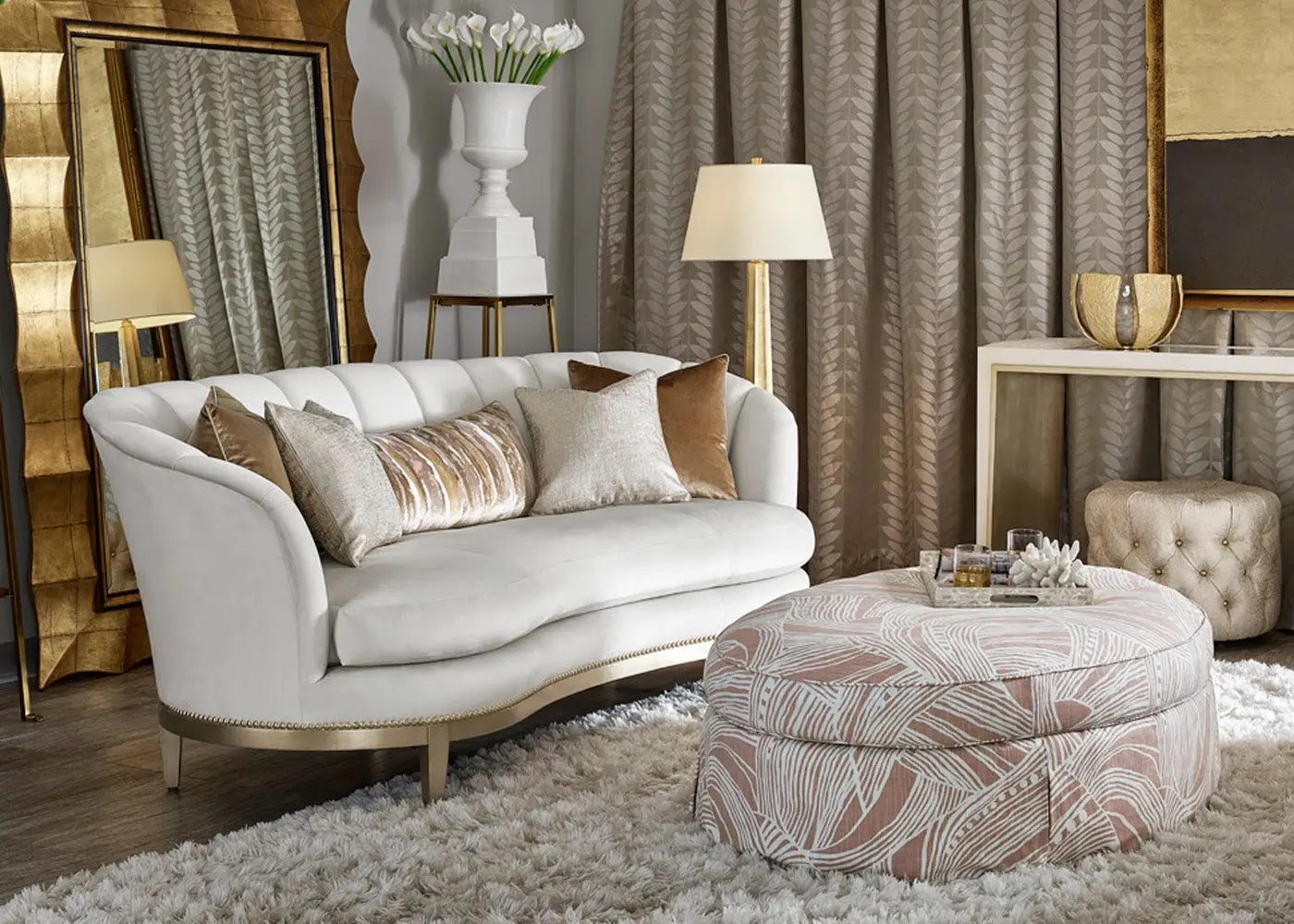 Coronado Oval Ottoman