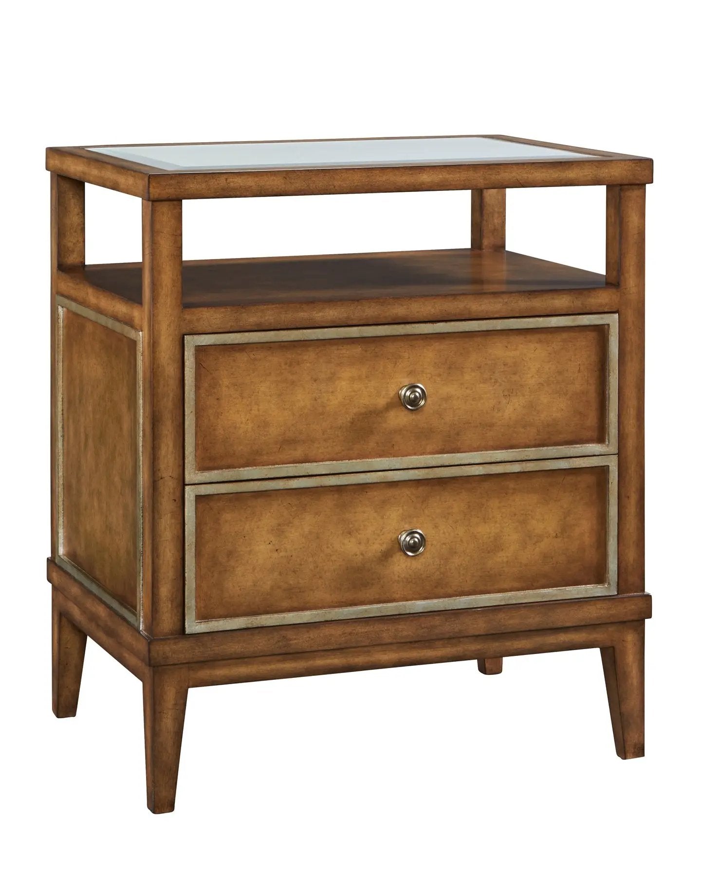 Palo Alto Nightstand 2-Drawer Small