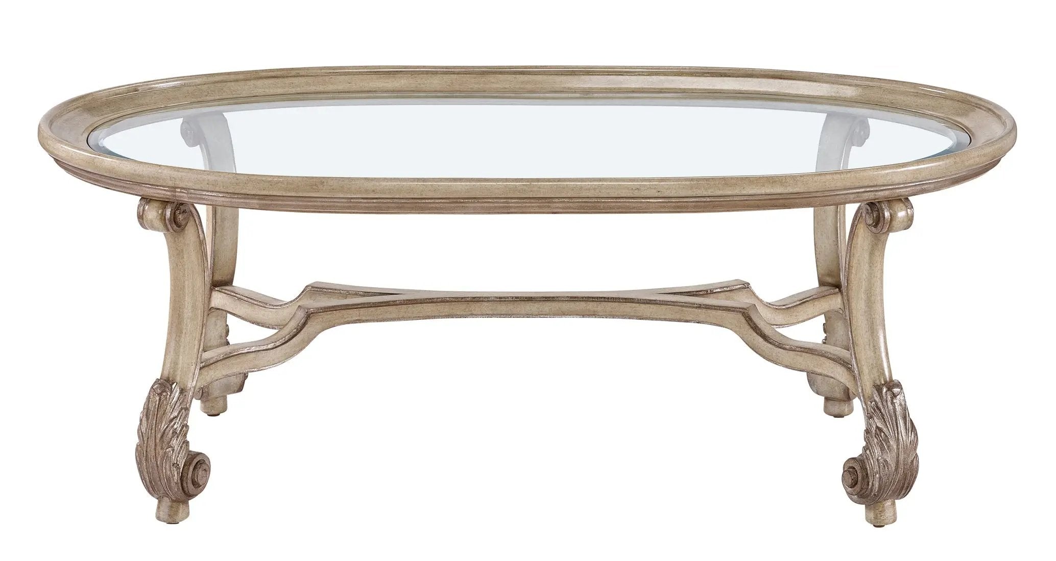 a table with a glass top on a white background