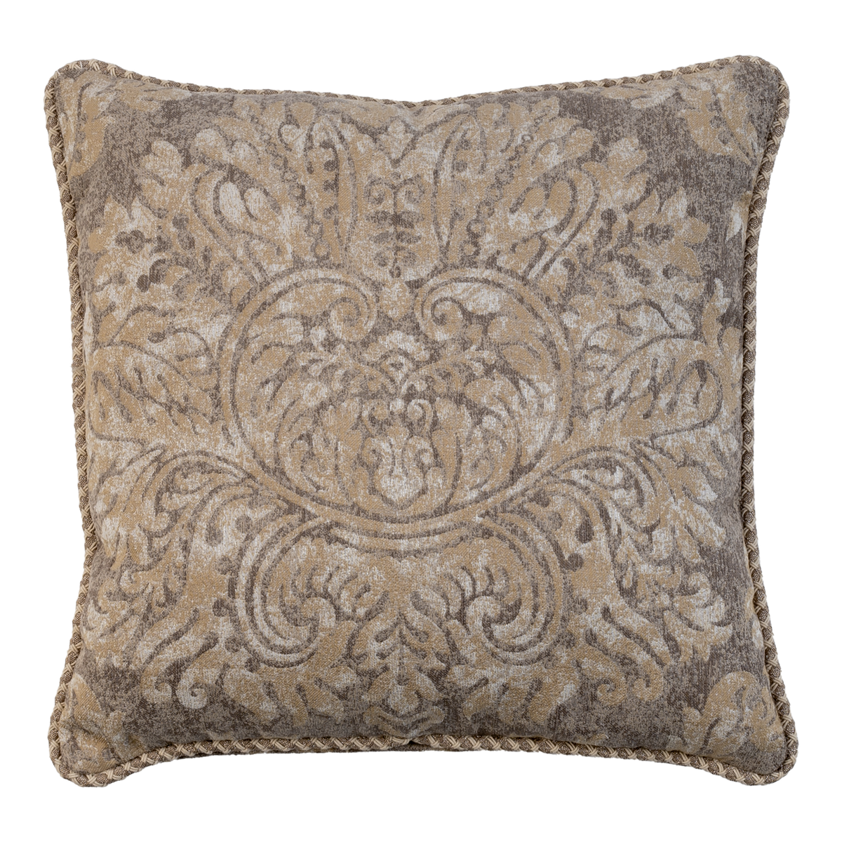 Zillionaire Damask Throw Pillow | Marge Carson