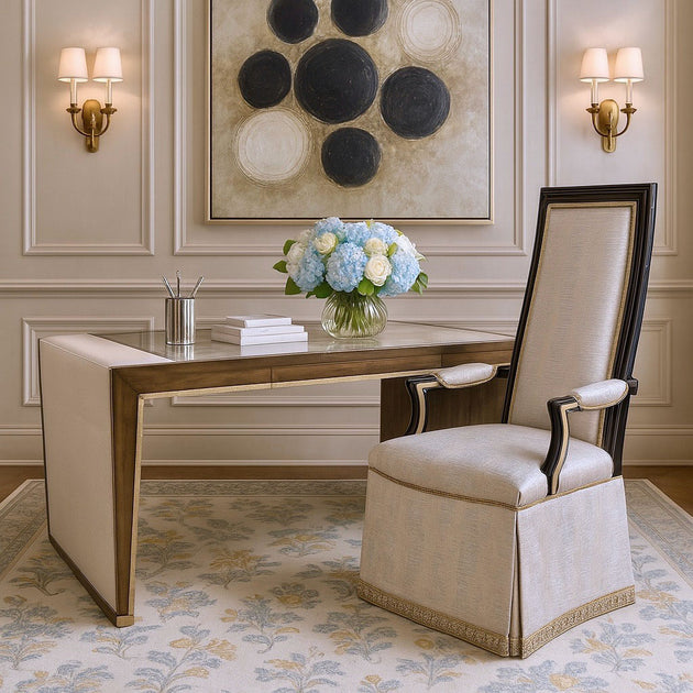 Elegant Home Office – The Cascade Desk & Caldwell Chair
