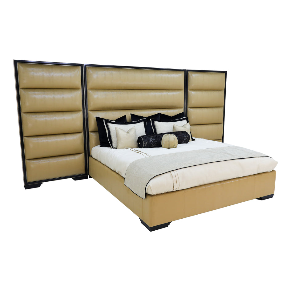 Cama contemporánea Palo Alto con paneles