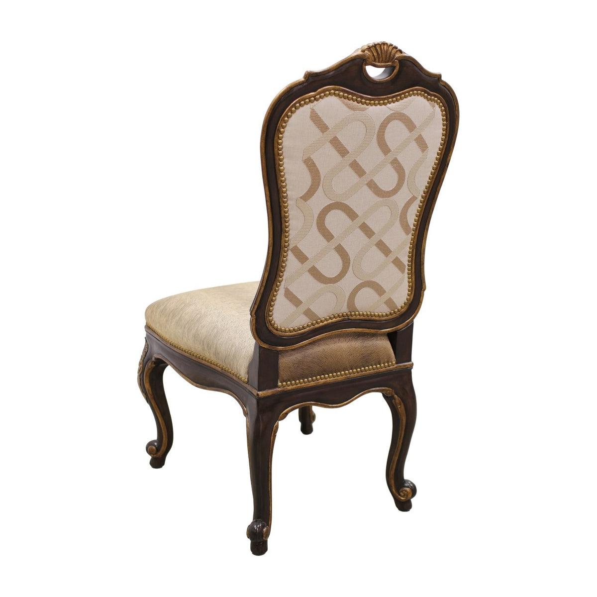 Aaron Side Chair in Envy Bronze by Marge Carson, view 2
