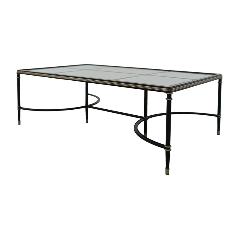 Amalfi Rectangular Cocktail Table in Ebony by Marge Carson