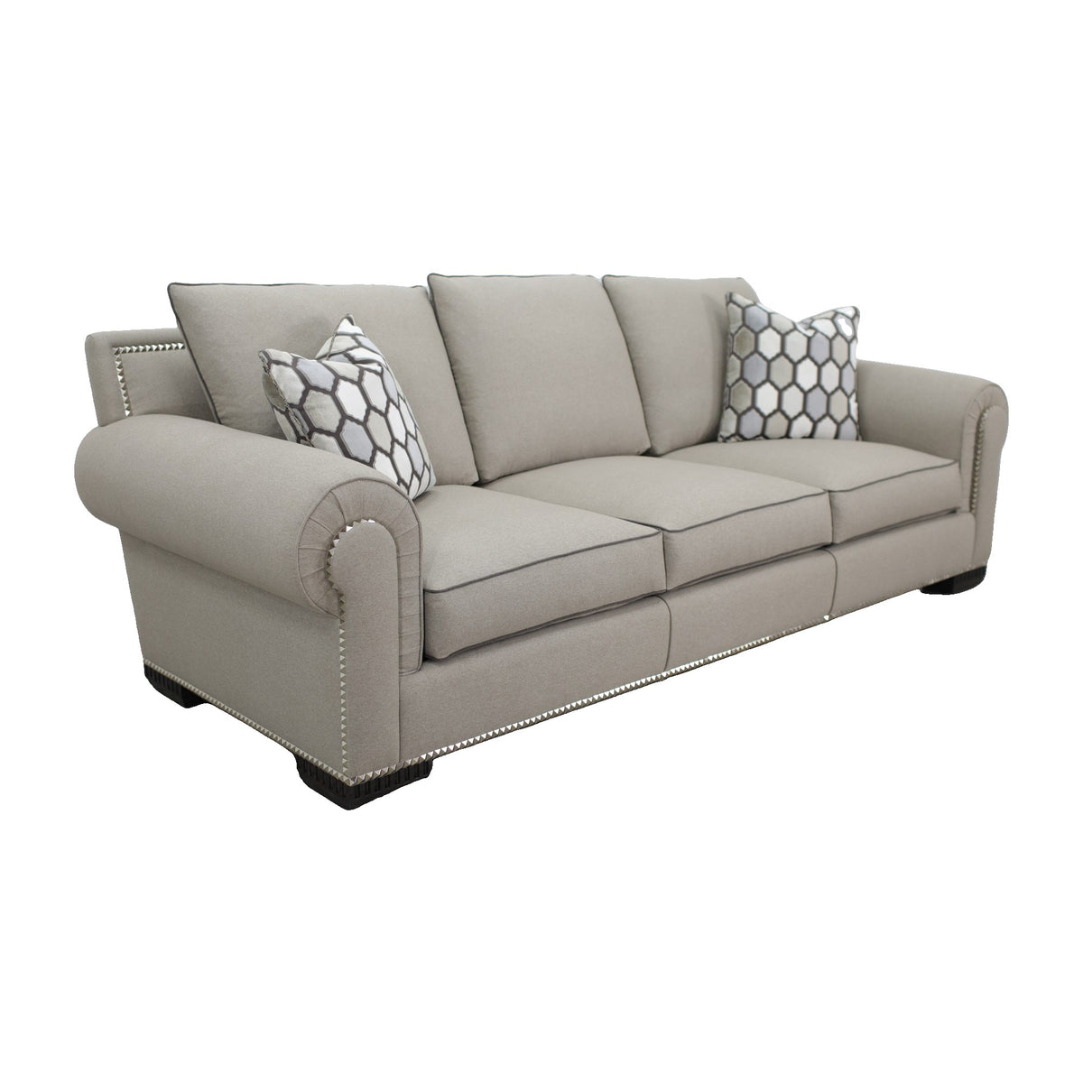 Bentley Sofa in Digital Gray by Marge Carson