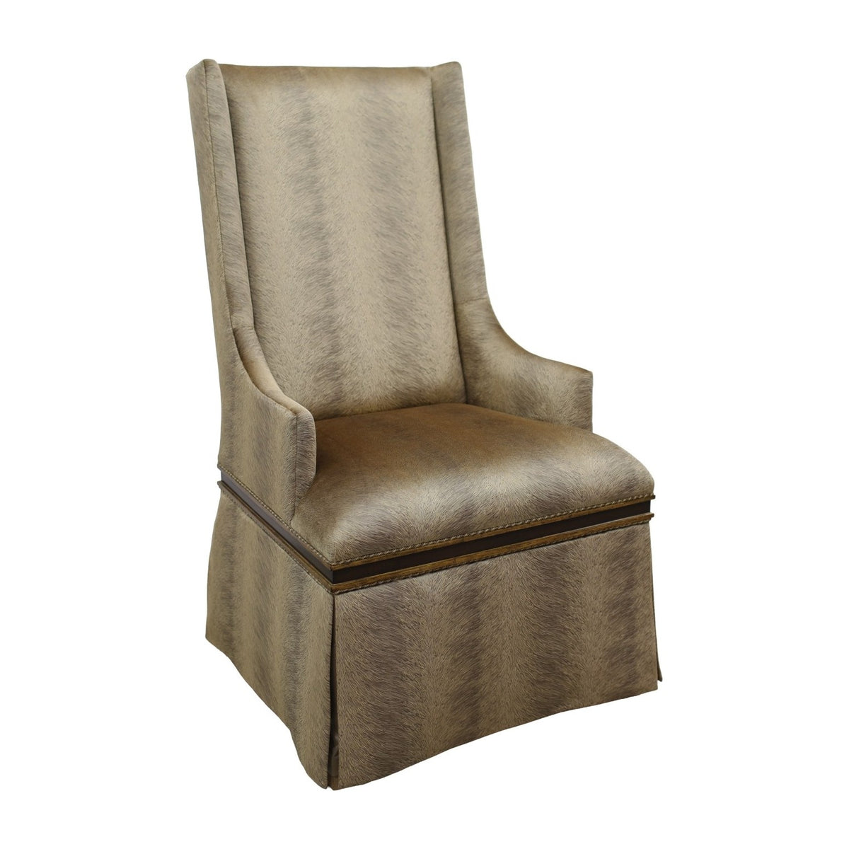 Fabiola Arm Chair in Envy Bronze by Marge Carson