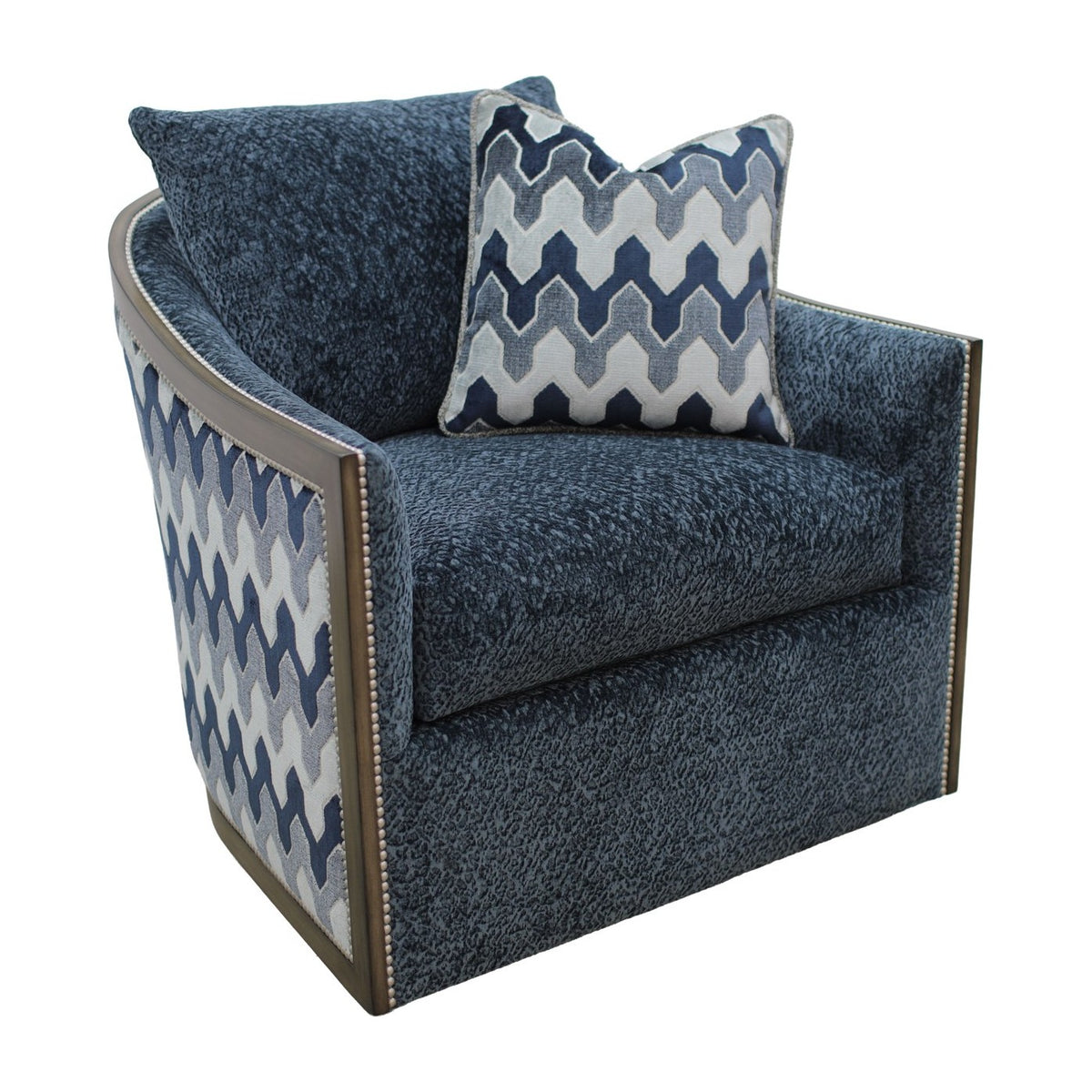 Gatsby Chair with Macau Midnight Back by Marge Carson