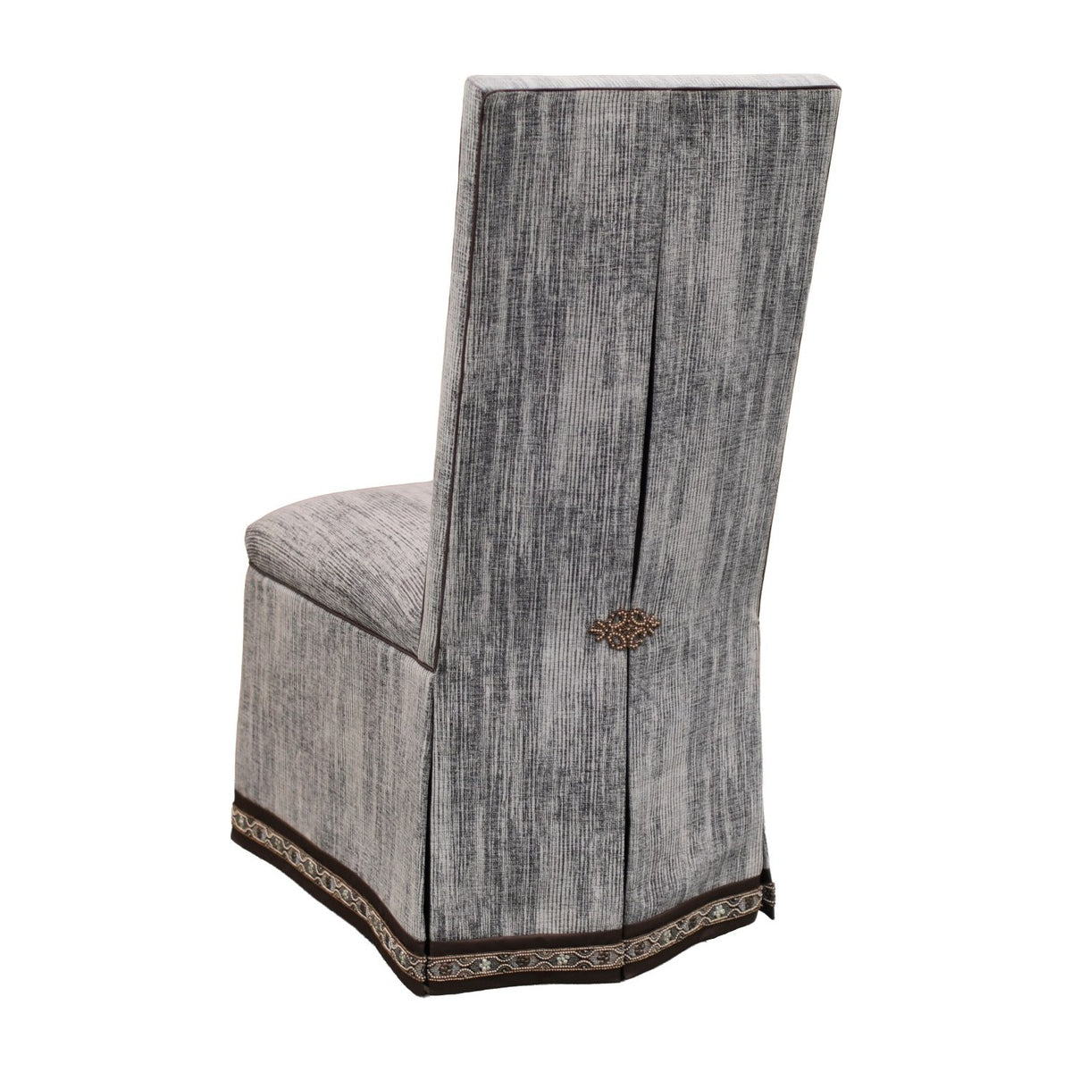 Sinatra Side Chair in Turkey Cocoa by Marge Carson, view 2