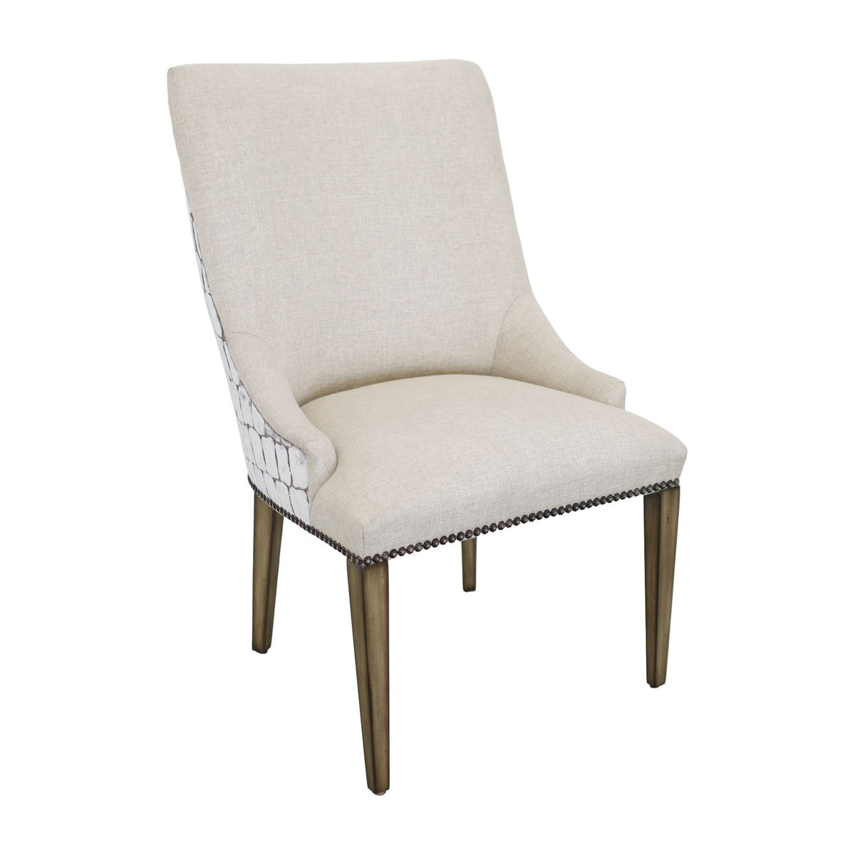 Venice Beach Side Chair in Marvin Linen by Marge Carson