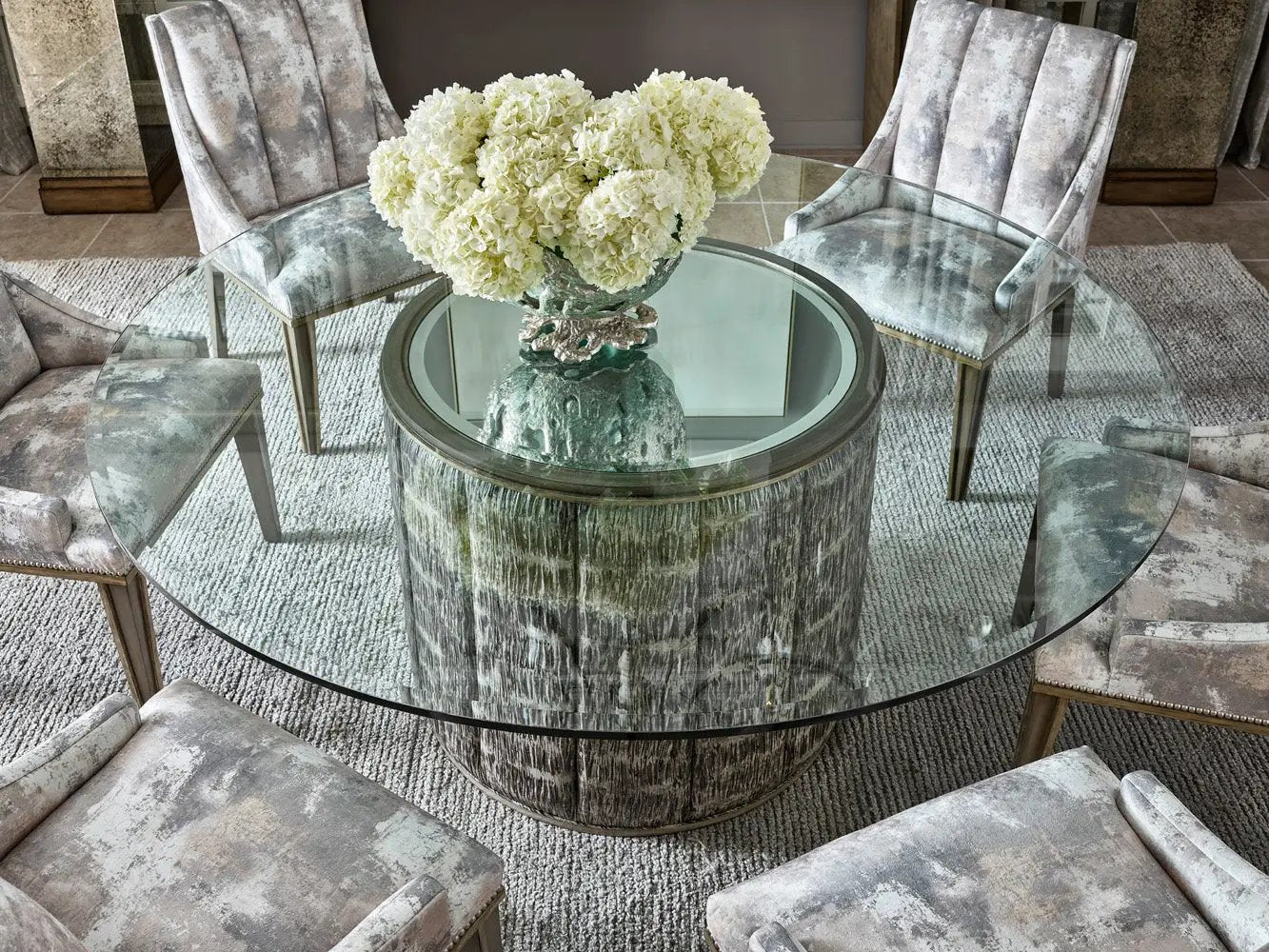 Seater Dining Table Seats Round Dining Room Table For Glass DR