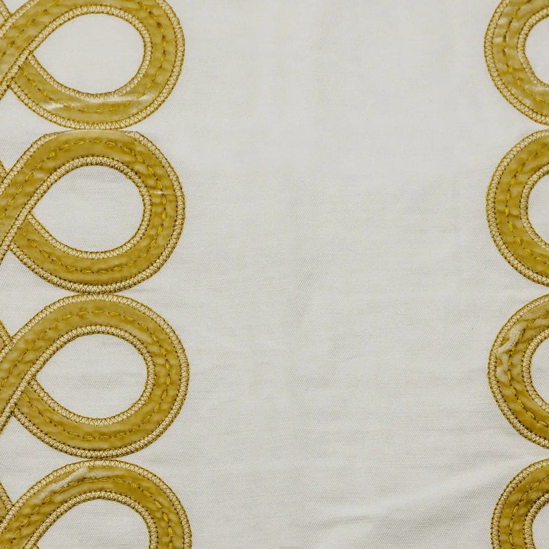 TELA KRIS BLANCO ORO